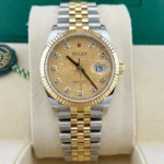 2022 Rolex Datejust 36 Two-Tone Fluted Jubilee-Motif Diamond-Set Jubilee