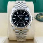 2022 Rolex Datejust 41 Fluted Black Jubilee