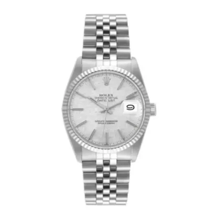 Rolex Datejust 16014 36mm Silver Linen Dial